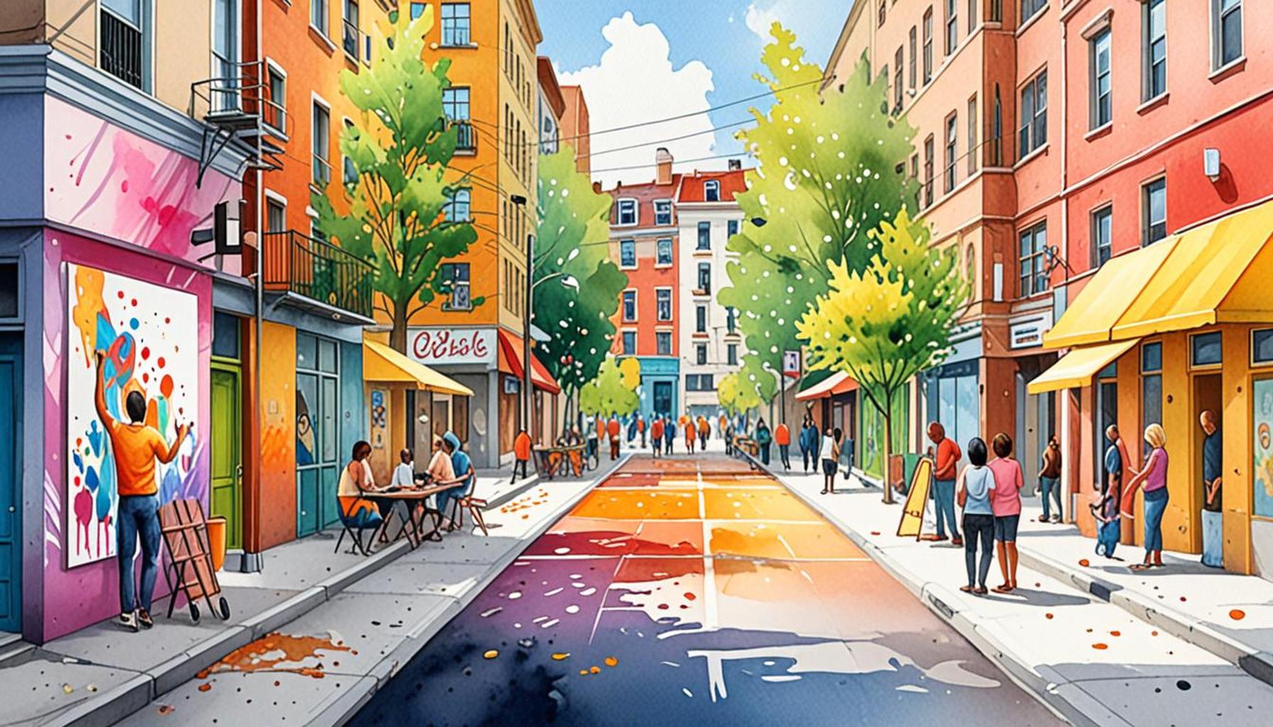 Public Painting: Transforming Urban Spaces and Strengthening Communities