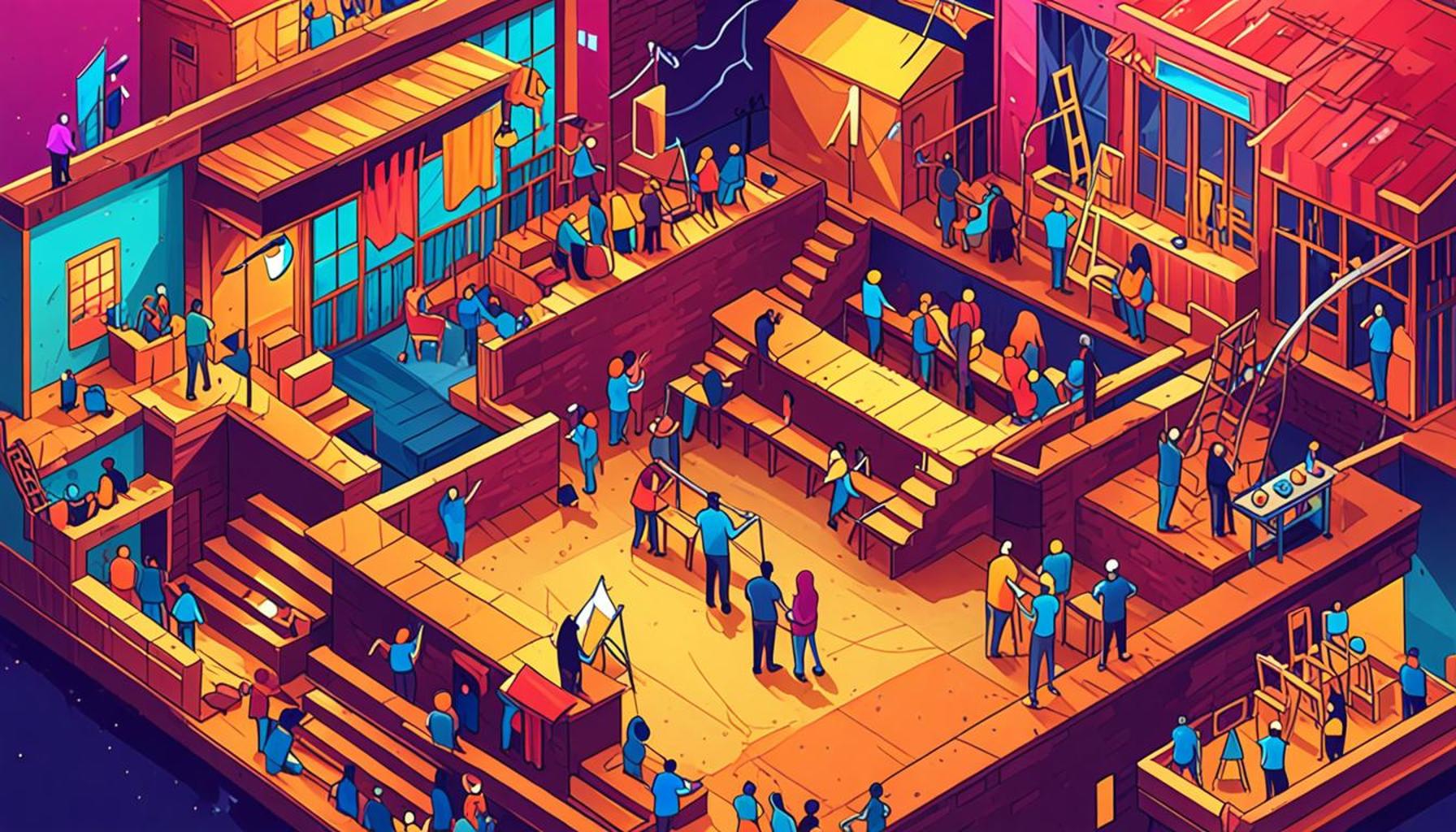 The Influence of Community Theater on the Construction of Social Networks